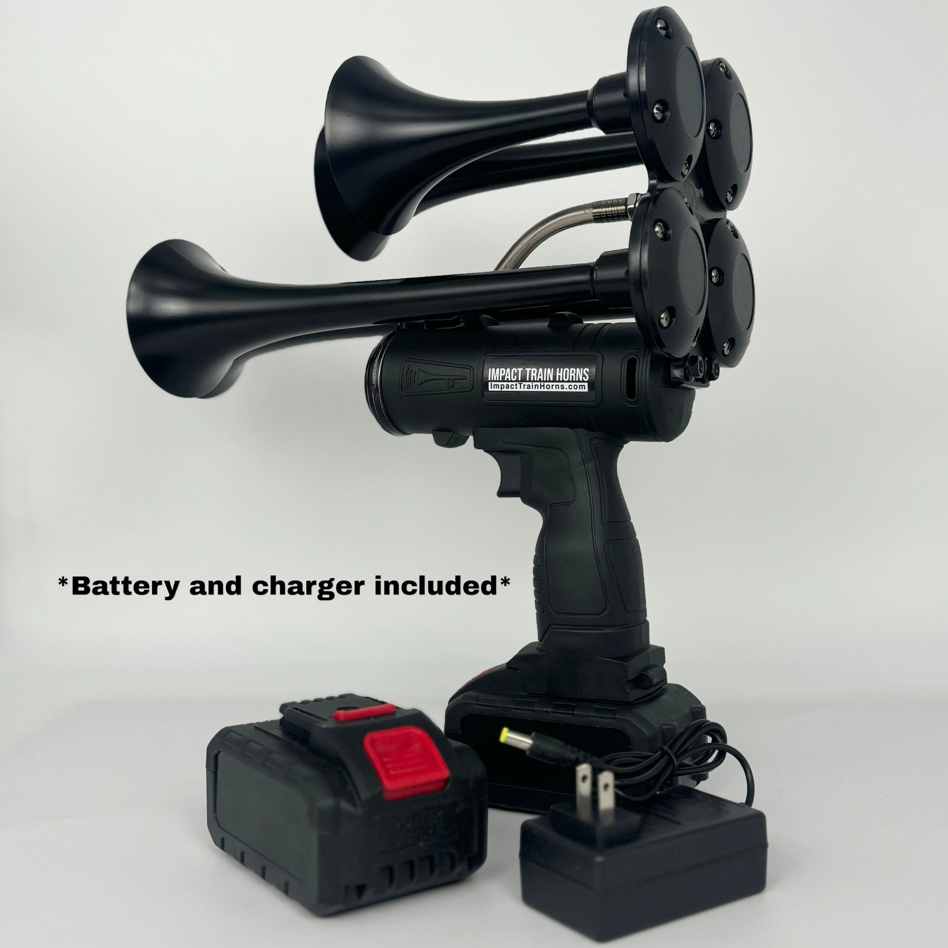 Impact Quad Train Horn - Battery Included - Impact Train Horns