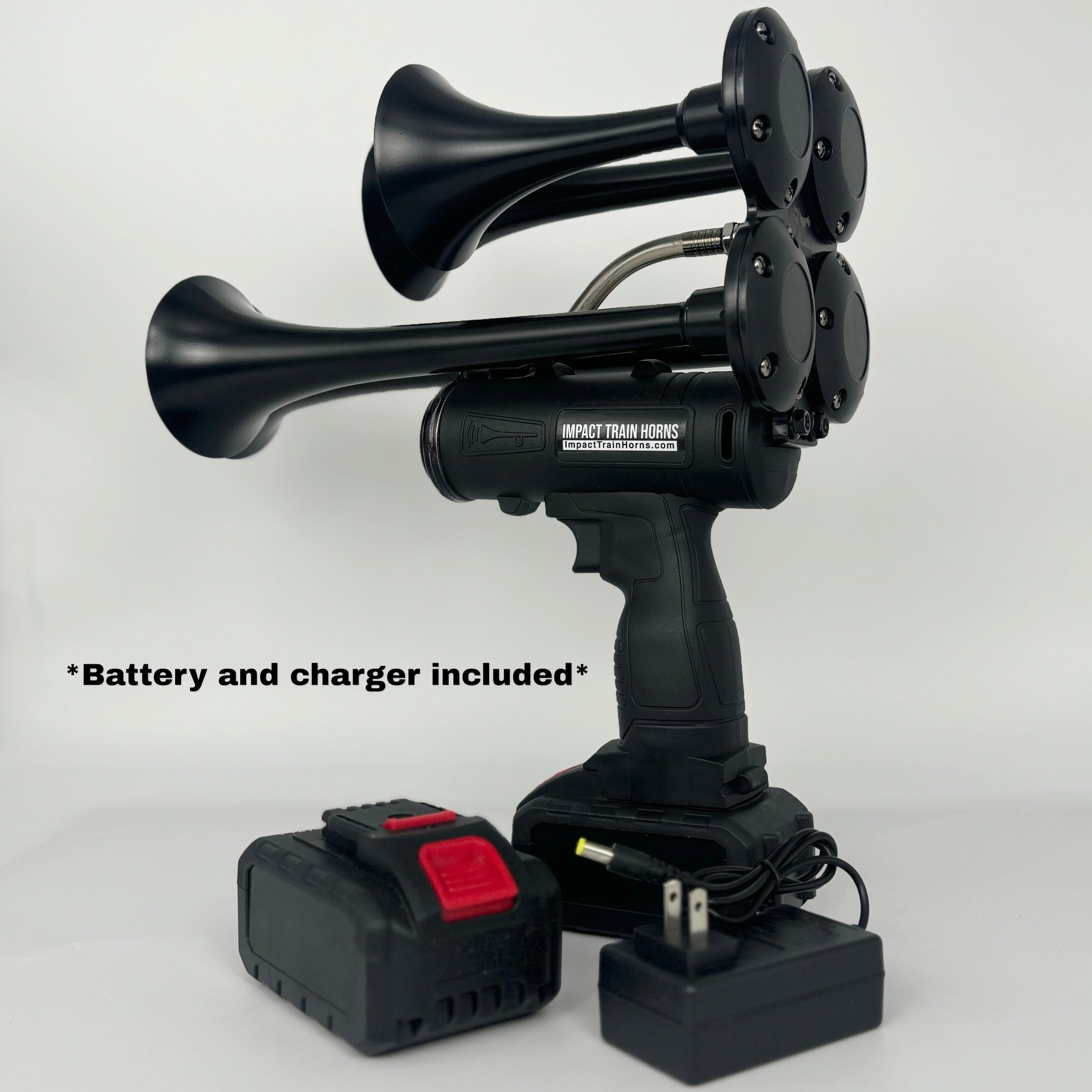 Impact Quad Train Horn - Battery Included - Impact Train Horns