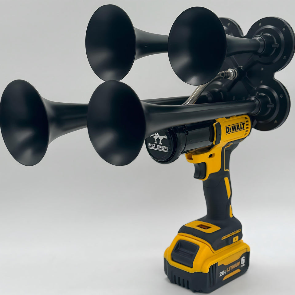 Dewalt Quad Train Horn with Remote Impact Train Horns