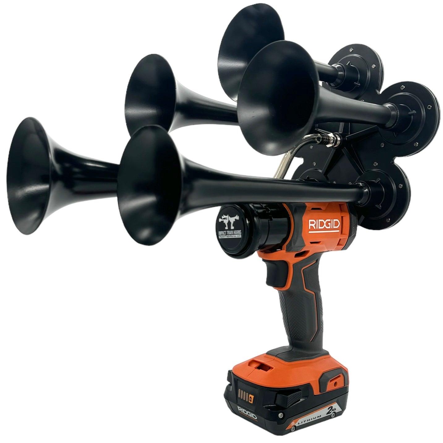 Ridgid Quintuple Impact Train Horn - Impact Train Horns