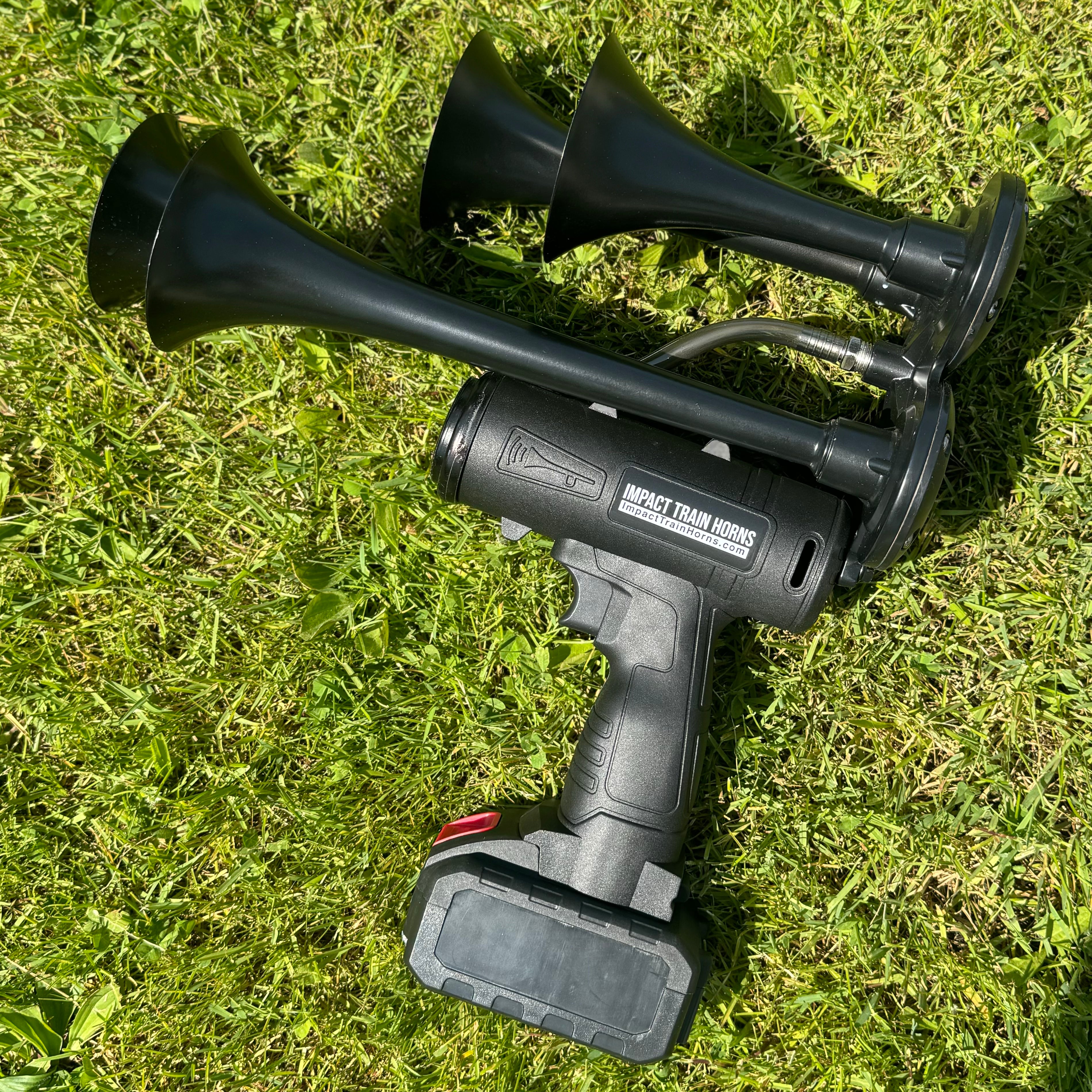 Impact Quad Train Horn - Battery Included - Impact Train Horns