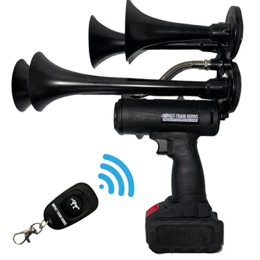 Impact Quad Train Horn with Remote