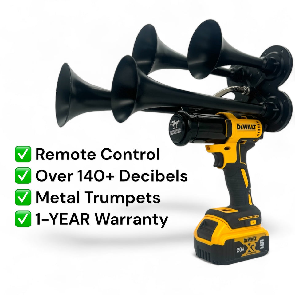 DeWalt Quad Train Horn Impact Train Horns