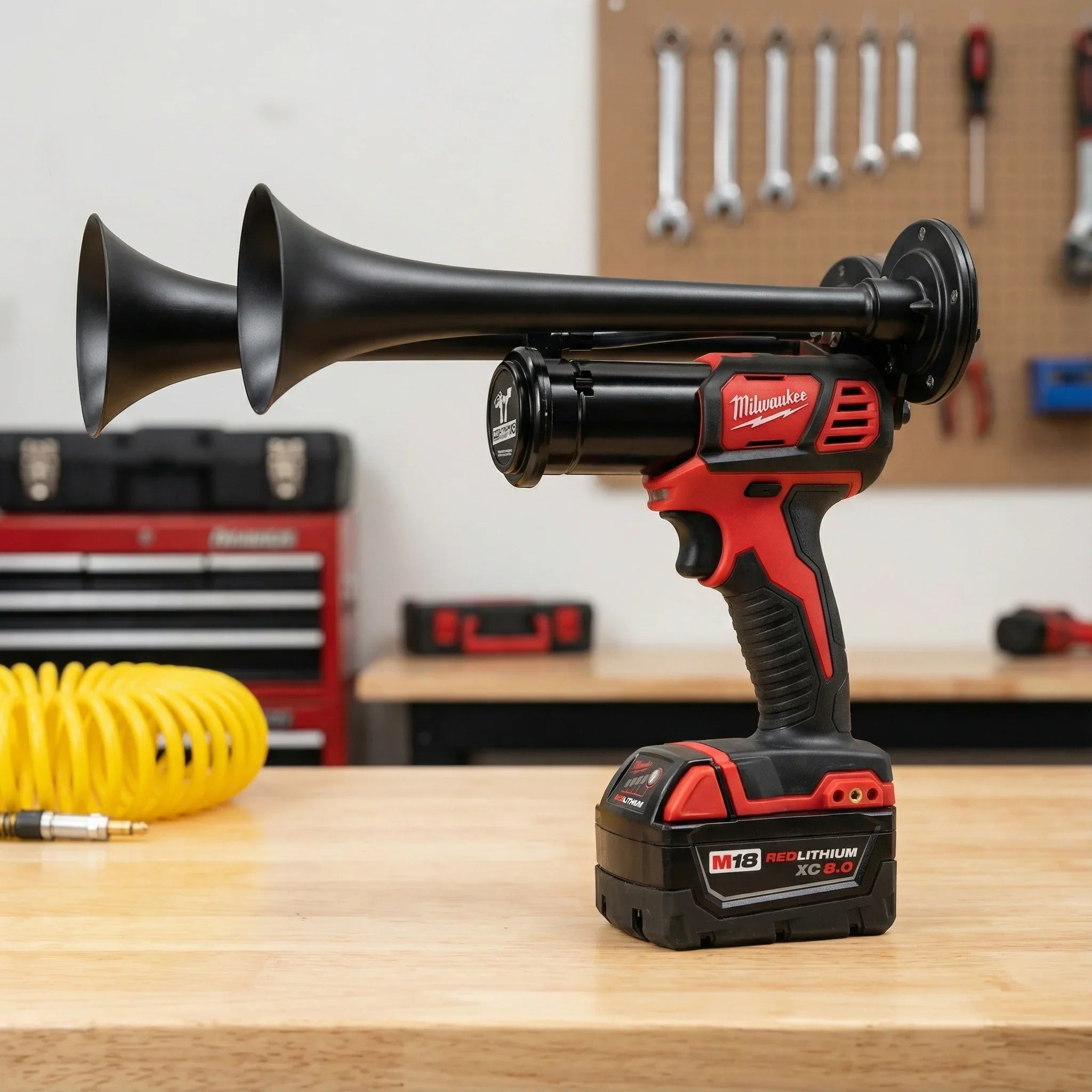 Milwaukee Dual Train Horn - Drill Horn