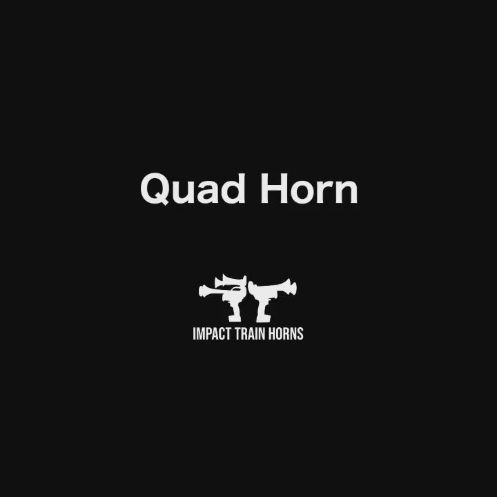 Load video: Impact Quad Train Horn - Battery Included